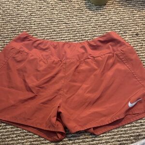 Nike Women's Athletic Shorts in Rust L